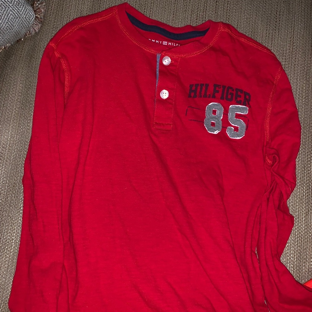 Hilfiger Button Long Sleeve Tee
